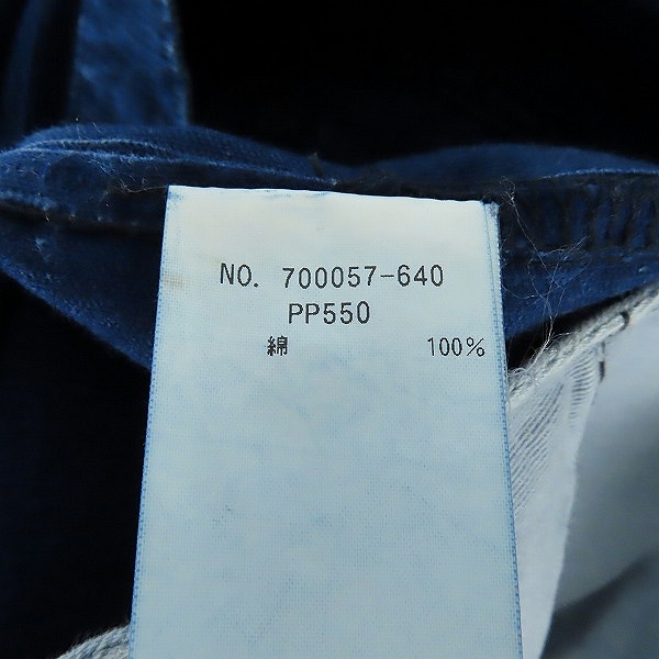 実際に弊社で買取させて頂いたblue blue/ブルーブルー コーデュロイパンツ 27の画像 4枚目