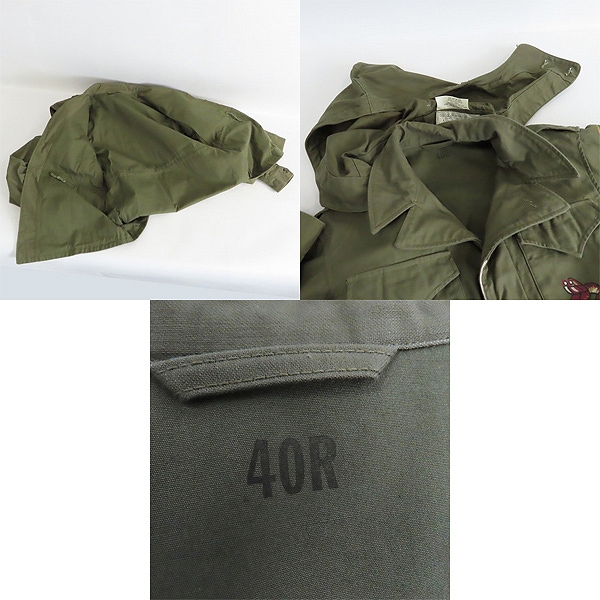 実際に弊社で買取させて頂いたBuzz Rickson's/バズリクソンズ M-1943フィールドジャケット BR15186/40Rの画像 2枚目