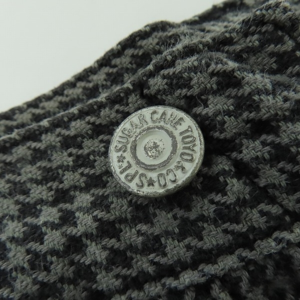 実際に弊社で買取させて頂いたSUGAR CANE/シュガーケーン 千鳥格子柄パンツ/W36 L34の画像 6枚目