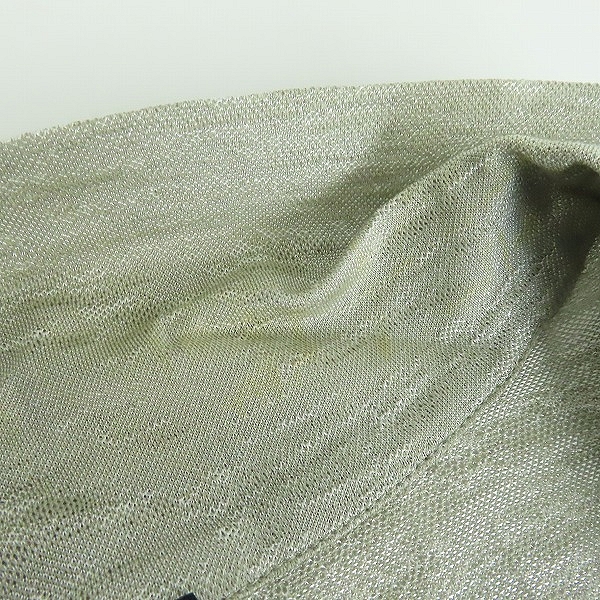 実際に弊社で買取させて頂いたGIORGIO ARMANI/ジョルジオアルマーニ Vネック ヴィスコース長袖Tシャツ/灰系/46の画像 5枚目