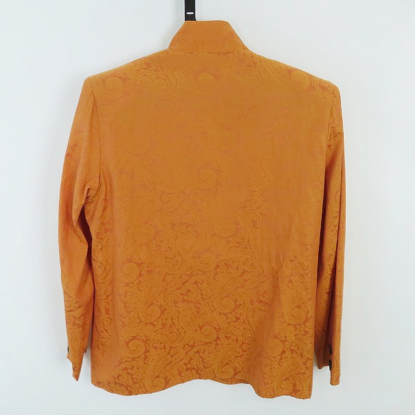 実際に弊社で買取させて頂いたYVESSAINTLAURENT/イブサンローラン チャイナシャツ 総柄 Mの画像 1枚目