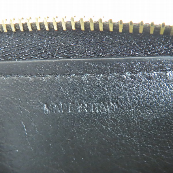 実際に弊社で買取させて頂いたMARNI/マルニ イタリア製 カーフレザーラウンドジップウォレット PFMOE11U01 LV639の画像 5枚目