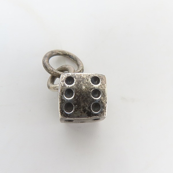 実際に弊社で買取させて頂いたCRAZY PIG DESIGNS/クレイジーピッグ SKULL DICE PENDANT/スカルダイス ペンダントトップの画像 4枚目