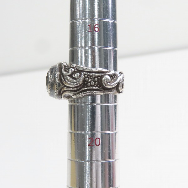 実際に弊社で買取させて頂いたBWL/Bill Wall Leather/ビルウォールレザー 97年 クリスマス Specoal Edition リング/指輪 18号の画像 9枚目