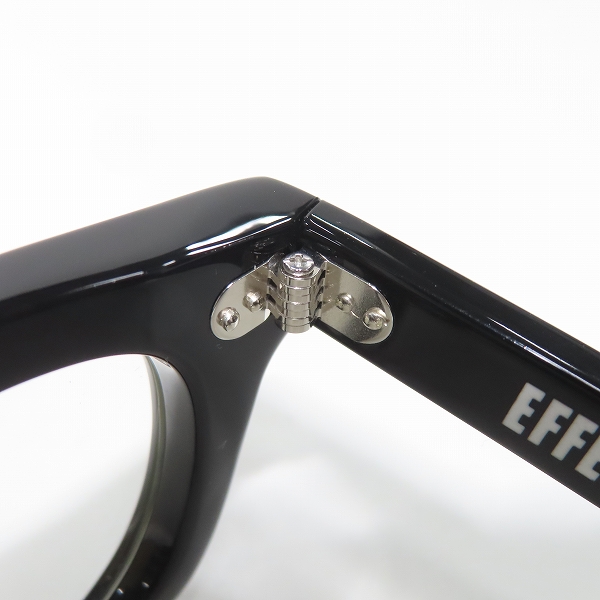 実際に弊社で買取させて頂いたEFFECTOR/エフェクター Harmonist/ハーモニスト ブラック 眼鏡/メガネフレーム/アイウェアの画像 5枚目