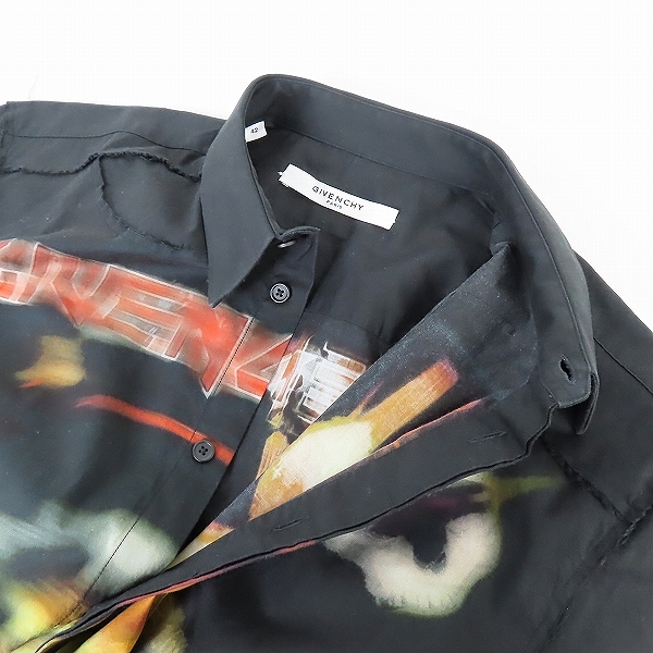 実際に弊社で買取させて頂いたGivenchy/ジバンシー 16AW Heavy Metal Shirt 6158 896/42の画像 2枚目