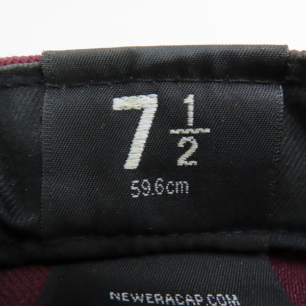 実際に弊社で買取させて頂いたNEW ERA×BACK CHANNEL/ニューエラ×バックチャンネル アーチロゴ 刺繍 キャップ/帽子の画像 4枚目