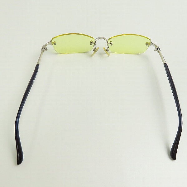 実際に弊社で買取させて頂いたBVLGARI/ブルガリ リムレスフレーム スクエアレンズ 度入りサングラス 283T 420の画像 3枚目