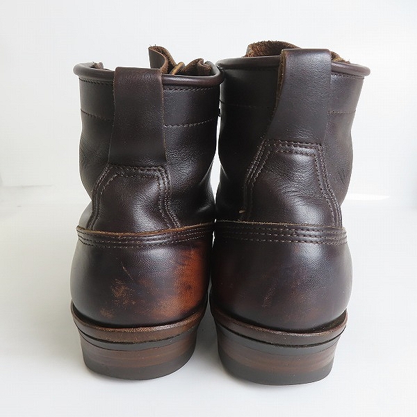 実際に弊社で買取させて頂いたWHITES BOOTS/ホワイツブーツ レース アップブーツ ダークブラウン 8.5Dの画像 1枚目