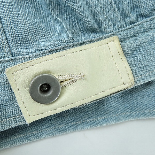 実際に弊社で買取させて頂いたISAMU KATAYAMA BACKLASH/バックラッシュ コットンリネンオーバーフィッティングGジャン 1941-03 Mの画像 7枚目