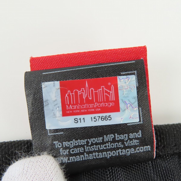 実際に弊社で買取させて頂いたManhattan Portage/マンハッタンポーテージ 編み込み ショルダーバッグの画像 5枚目