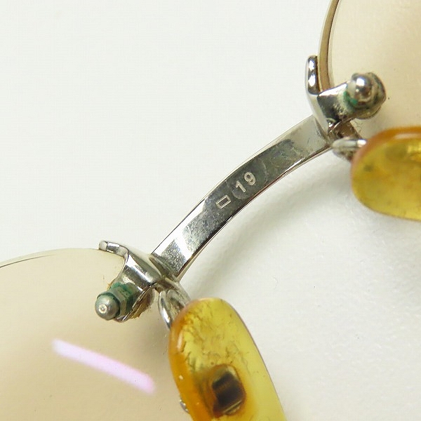 実際に弊社で買取させて頂いたALFRED DUNHILL/アルフレッド ダンヒル 度入り サングラス/アイウェア リムレスフレーム の画像 8枚目