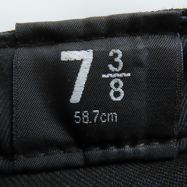 実際に弊社で買取させて頂いたNEW ERA×BACK CHANNEL/ニューエラ×バックチャンネル ブラック キャップ/帽子の画像 4枚目