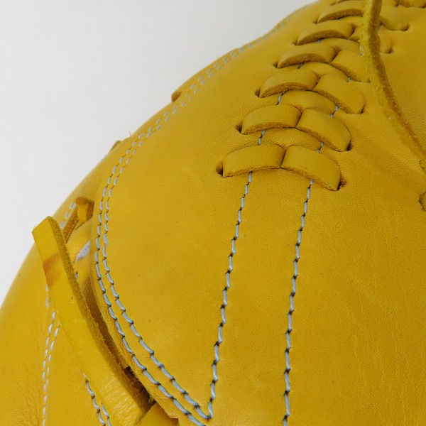 実際に弊社で買取させて頂いたHI-GOLD/ハイゴールド 己極シリーズ 軟式/右投げ 投手用 グローブ/グラブ OKG-821SPの画像 8枚目