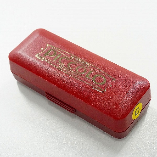 実際に弊社で買取させて頂いたM.HOHNER/ホーナー 214/20 C調子 PICCOLO ピッコロ 10ホール ハーモニカ ケース付きの画像 7枚目