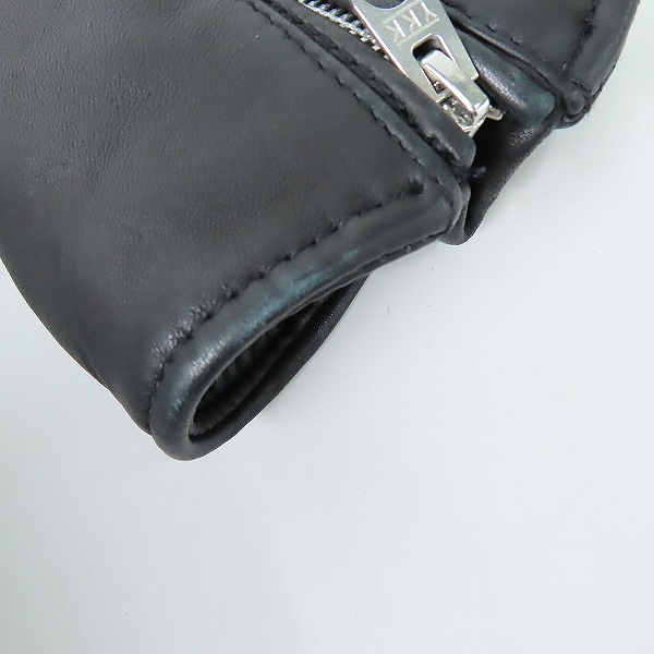 実際に弊社で買取させて頂いたNANO UNIVERSE/ナノユニバース シープレザー ダブルライダースジャケット NUC63L01081SH Lの画像 4枚目