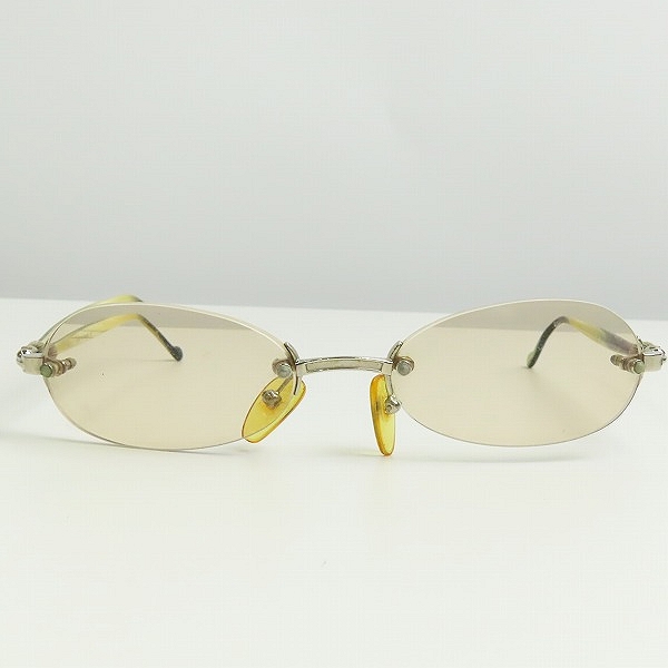 実際に弊社で買取させて頂いたALFRED DUNHILL/アルフレッド ダンヒル 度入り サングラス/アイウェア リムレスフレーム の画像 1枚目