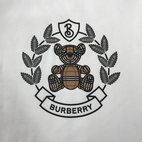 実際に弊社で買取させて頂いた【未使用】BURBERRY/バーバリー 23AW Bianco トーマスベアシグネチャー柄 クルーネックスウェット 8069197/14Yの画像 8枚目