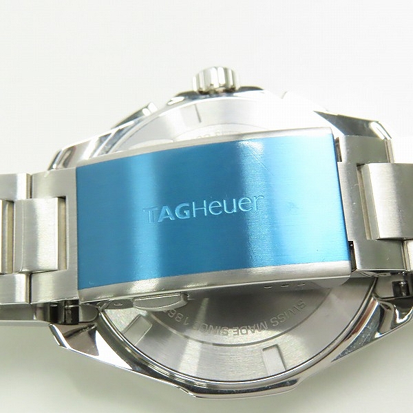 実際に弊社で買取させて頂いた【未使用/動作未確認】TAG Heuer/タグホイヤー アクアレーサー クロノグラフ 300m 43mm クォーツ腕時計 CAY111A.BA0927の画像 6枚目