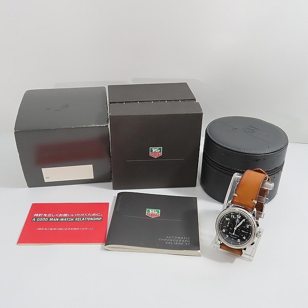 実際に弊社で買取させて頂いた【難有り】TAG HEUER/タグホイヤー タルガ フローリオ クロノグラフ オートマ CX2111の画像 7枚目