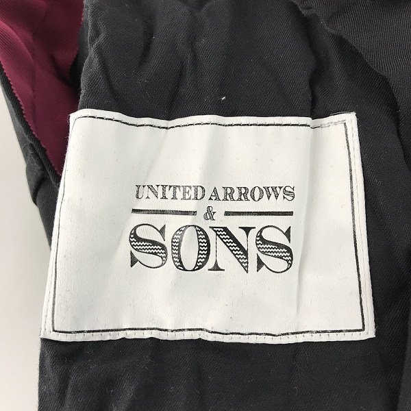 実際に弊社で買取させて頂いたUNITED ARROWS＆SONS/ユナイテッドアローズ アンド サンズ ウールパンツ/5514-219-0429/XLの画像 2枚目
