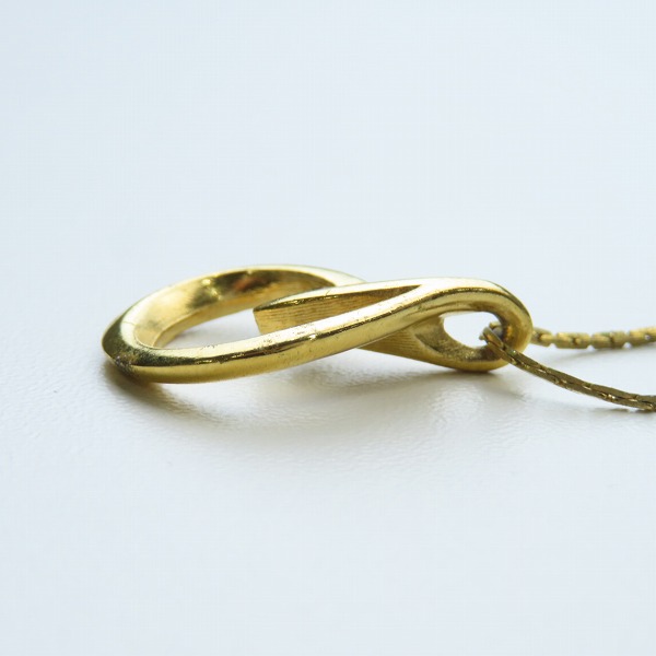 実際に弊社で買取させて頂いたGIVENCHY/ジバンシィ ラインストーン ネックレス ゴールドの画像 3枚目