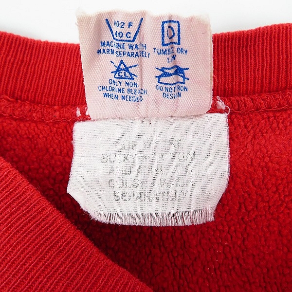 実際に弊社で買取させて頂いたChampion/チャンピオン 90's REVERSE WEAVE/リバースウィーブ プルオーバー レッド/Lの画像 3枚目