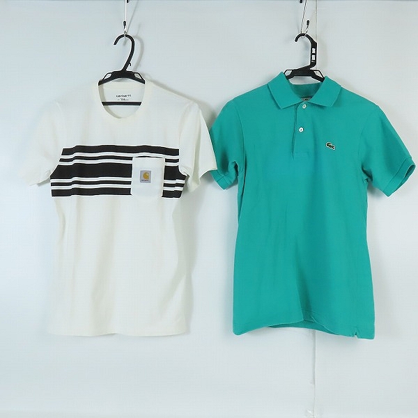 実際に弊社で買取させて頂いたCarhartt×Ron Herman/カーハート×ロンハーマン LACOSTE/ラコステ 半袖Tシャツ/ポロシャツ 2点セット
