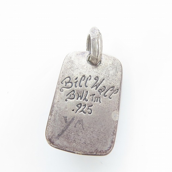 実際に弊社で買取させて頂いたBWL/BILL WALL LEATHER/ビルウォールレザー ラッキー クロス ドッグタグ ペンダントネックレスの画像 4枚目