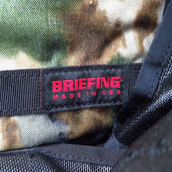 実際に弊社で買取させて頂いたBRIEFING/ブリーフィング バケットトートバッグ ブラックの画像 7枚目