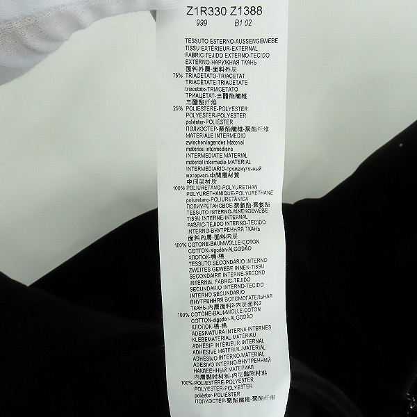 実際に弊社で買取させて頂いた【JPタグ】GIORGIO ARMANI/ジョルジオアルマーニ ベロアジップ フードパーカー Z1R330 Z1388/46の画像 4枚目