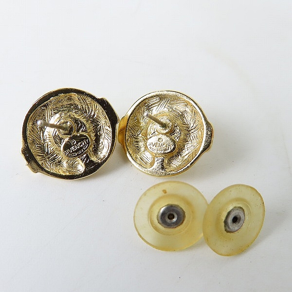 実際に弊社で買取させて頂いたGIVENCHY/ジバンシィ Simulated Pearl Gロゴ×フェイクパール ピアスの画像 3枚目