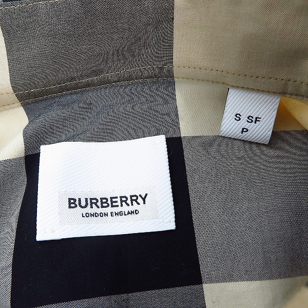 実際に弊社で買取させて頂いたBURBERRY/バーバリー CHECK STRETCH COTTON POPLIN SHIRT/ノバチェック シャツ 8010213/Sの画像 2枚目