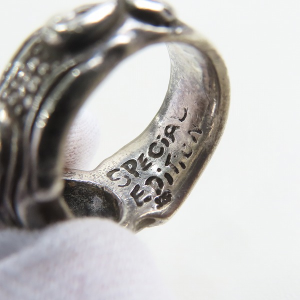 実際に弊社で買取させて頂いたBWL/Bill Wall Leather/ビルウォールレザー 97年 クリスマス Specoal Edition リング/指輪 18号の画像 7枚目