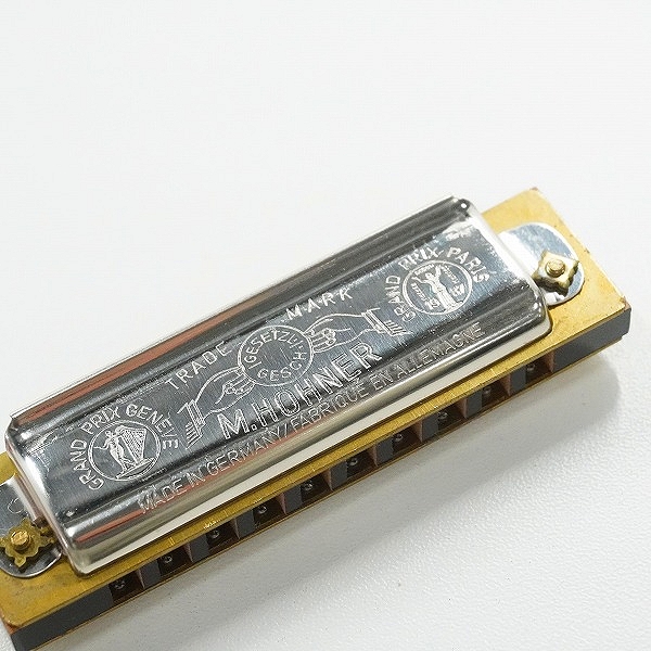実際に弊社で買取させて頂いたM.HOHNER/ホーナー 214/20 C調子 PICCOLO ピッコロ 10ホール ハーモニカ ケース付きの画像 6枚目