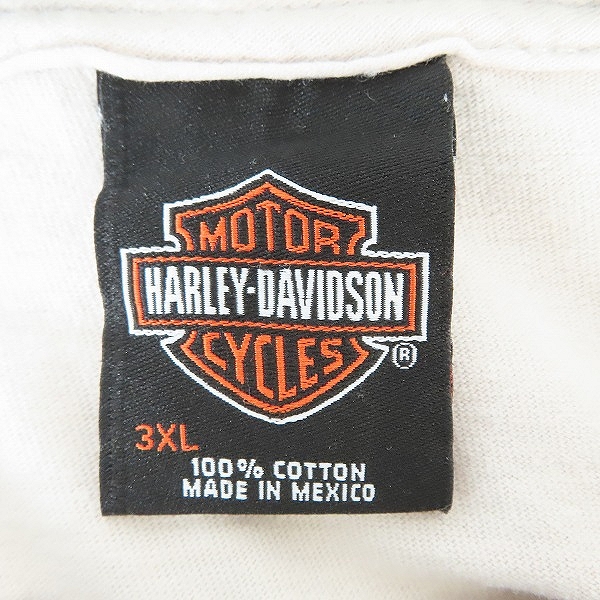 実際に弊社で買取させて頂いたHARLEY DAVIDSON/ハーレーダビッドソン ガールプリント ビッグTシャツ/3XLの画像 2枚目
