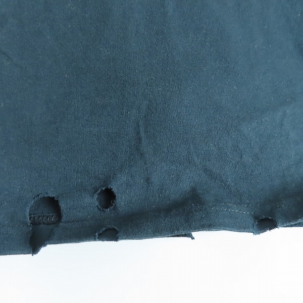 実際に弊社で買取させて頂いたmastermind JAPAN/マスターマインドジャパン 4SENSE ダメージ加工半袖Tシャツ Lの画像 4枚目