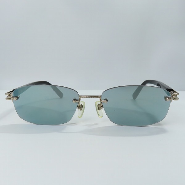 実際に弊社で買取させて頂いたdunhill/ダンヒル T-CELLULOID/TITAN F-K14WG ホワイトゴールド ツーポイント メガネフレーム の画像 1枚目