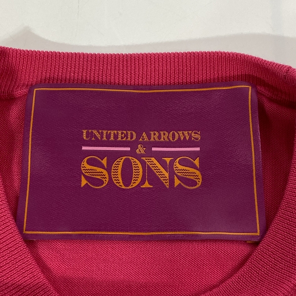 実際に弊社で買取させて頂いたUNITED ARROWS＆SONS/ユナイテッドアローズ アンド サンズ  ウール ニット セーター 5513-199-0135/XLの画像 2枚目