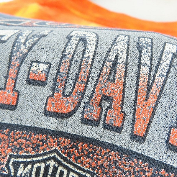 実際に弊社で買取させて頂いたHARLEY DAVIDSON/ハーレーダビッドソン Feel the Heat 長袖Tシャツ ロンT/Lの画像 6枚目