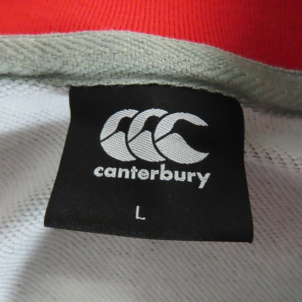 実際に弊社で買取させて頂いた【未使用】CANTERBURY/カンタベリー ハーフジップ スウェット/トレーナー RA42513/Lの画像 2枚目