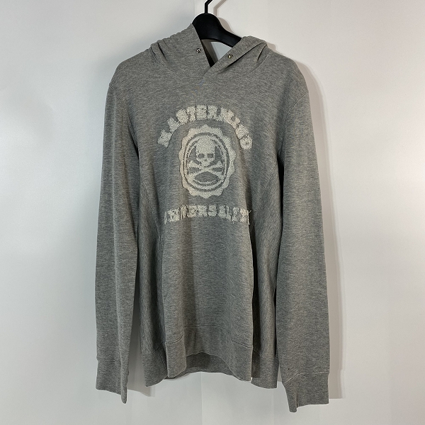 実際に弊社で買取させて頂いたmastermind JAPAN/マスターマインド スワロボタン スカル Universality プルオーバーパーカー