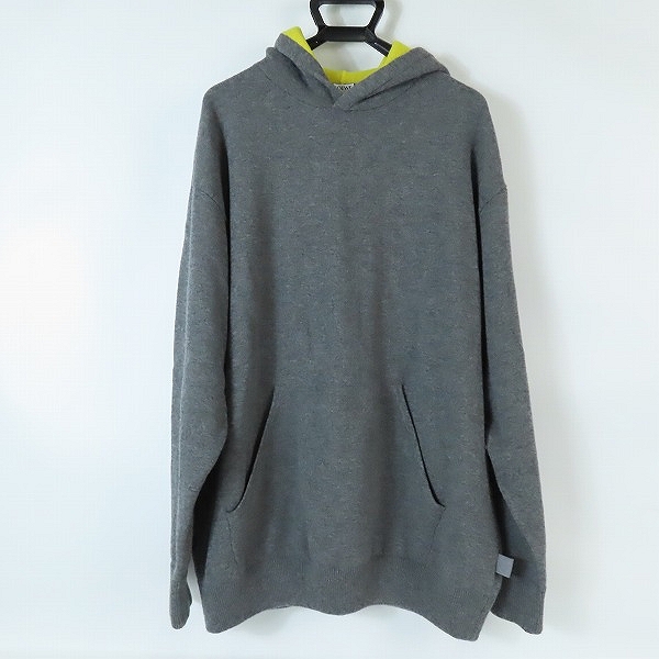 実際に弊社で買取させて頂いた【JPタグ】LOEWE/ロエベ 22-23AW ウール&カシミヤ バイカラープルオーバーパーカー H526Y14KCN/L