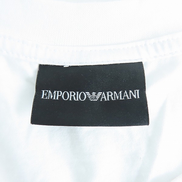 実際に弊社で買取させて頂いたEMPORIO ARMANI/エンポリオアルマーニ Tシャツ ホワイト XLの画像 2枚目