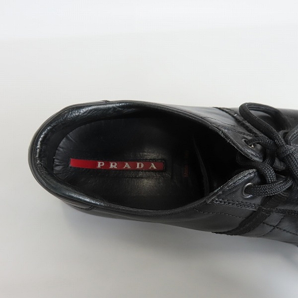 実際に弊社で買取させて頂いたPRADA/プラダ レザーシューズ/9の画像 4枚目