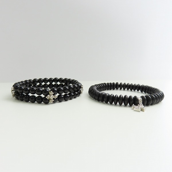 実際に弊社で買取させて頂いたLoree Rodkin/ローリーロドキン他 18K/K18WG×ダイヤモンド×ビーズ クロスブレスレット 2点セットの画像 2枚目