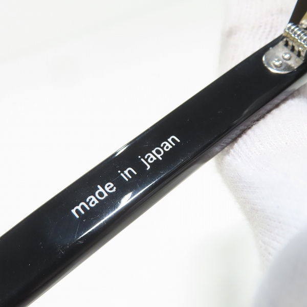 実際に弊社で買取させて頂いたEFFECTOR/エフェクター Harmonist/ハーモニスト ブラック 眼鏡/メガネフレーム/アイウェアの画像 7枚目