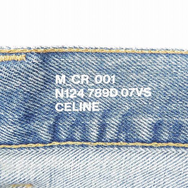 実際に弊社で買取させて頂いたCELINE by Hedi Slimane/セリーヌバイエディスリマン ウォッシュ加工デニムパンツ M_CR_001/28の画像 3枚目