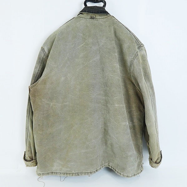 実際に弊社で買取させて頂いた【難有り】Carhartt/カーハート 80s～90s Duster Blanket Lined work jacket Detroit/デトロイトジャケットの画像 1枚目