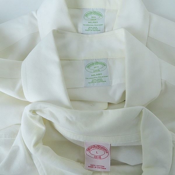 実際に弊社で買取させて頂いたBROOKS BROTHERS/ブルックスブラザーズ 半袖シャツ/ポロシャツ 3点セットの画像 2枚目